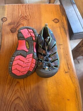 Keen Kids Green and Pink Multicolor Closed-Toe Sandals